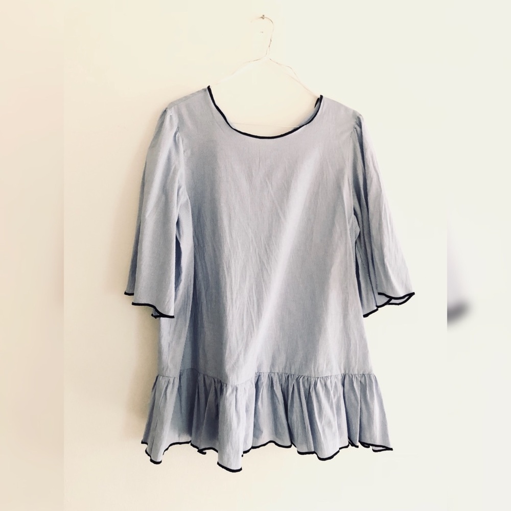 Primark Box Dress With Frill Trim